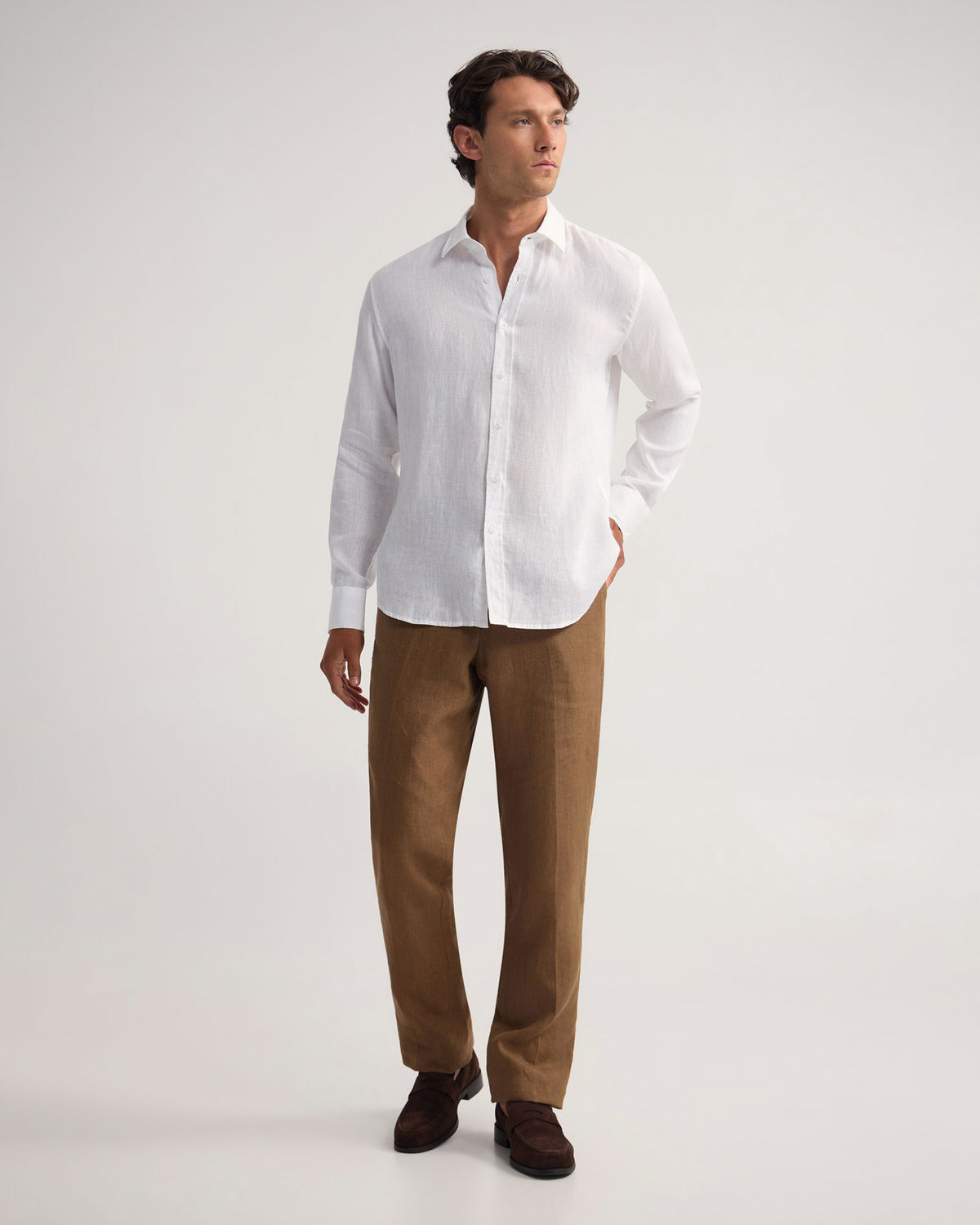 Cooper Ls French Linen Shirt MENS SHIRTS