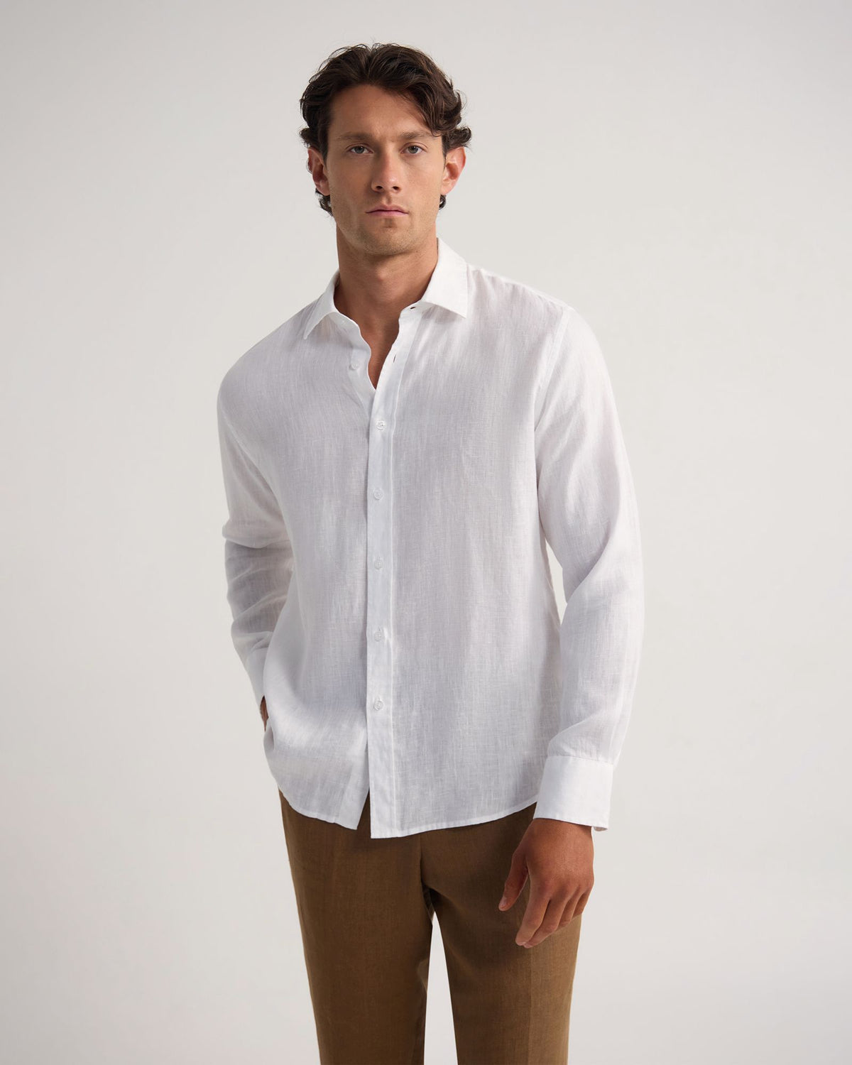 Cooper Ls French Linen Shirt MENS SHIRTS