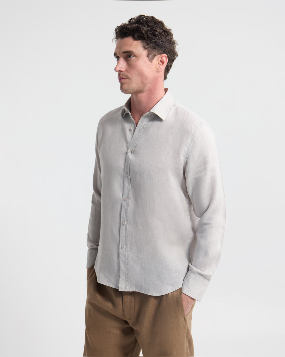 Cooper Ls French Linen Shirt MENS SHIRTS