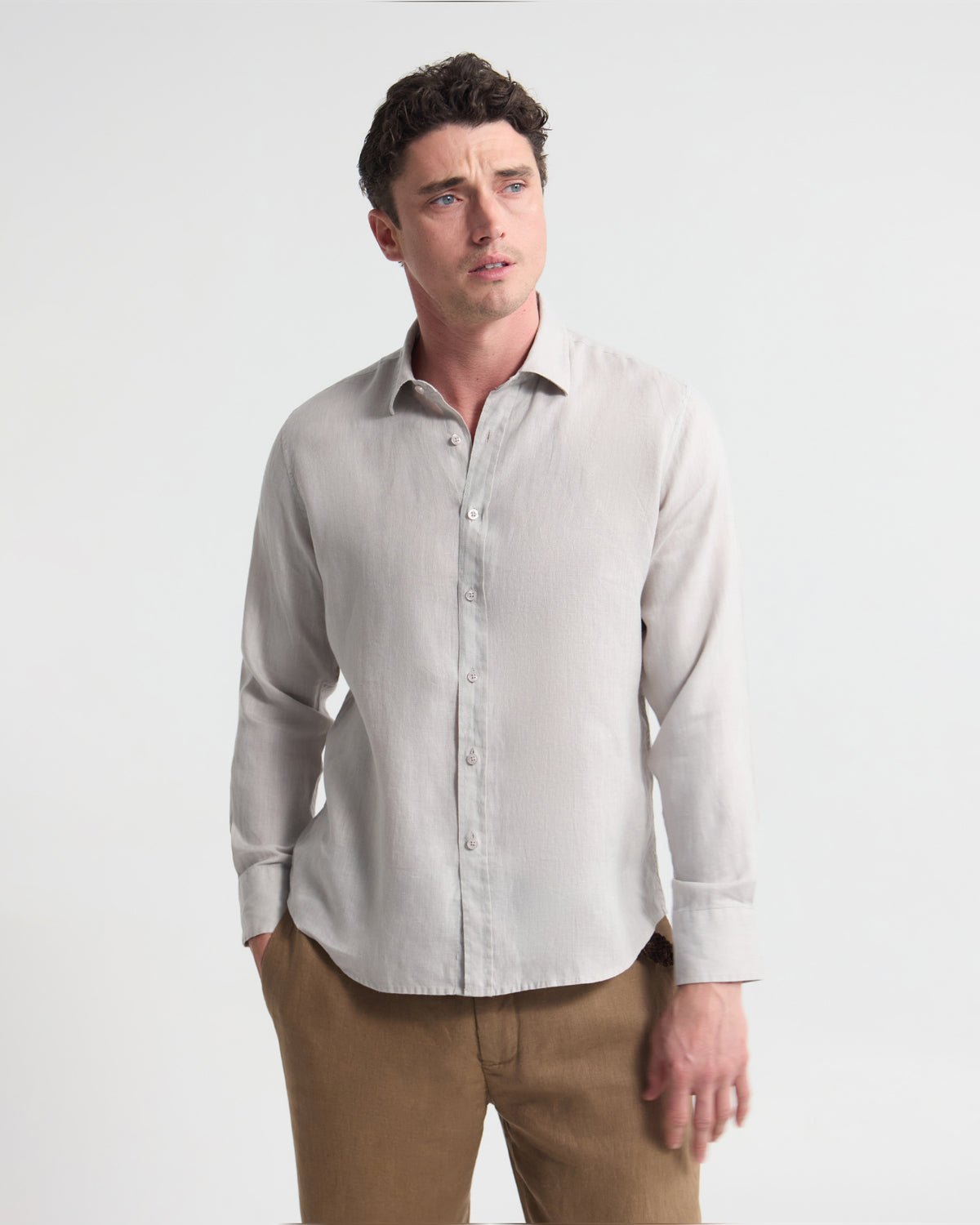 Cooper Ls French Linen Shirt MENS SHIRTS