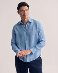 Cooper Ls Delave Linen Shirt MENS SHIRTS