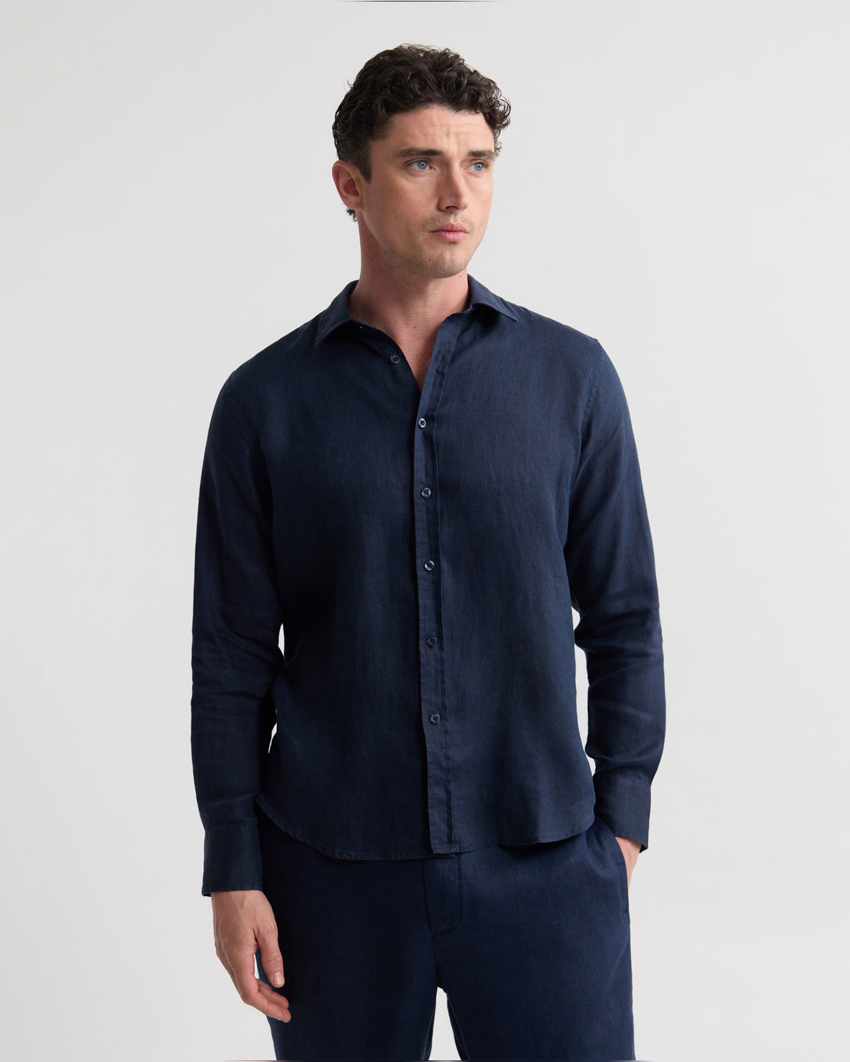 Cooper Ls French Linen Shirt MENS SHIRTS