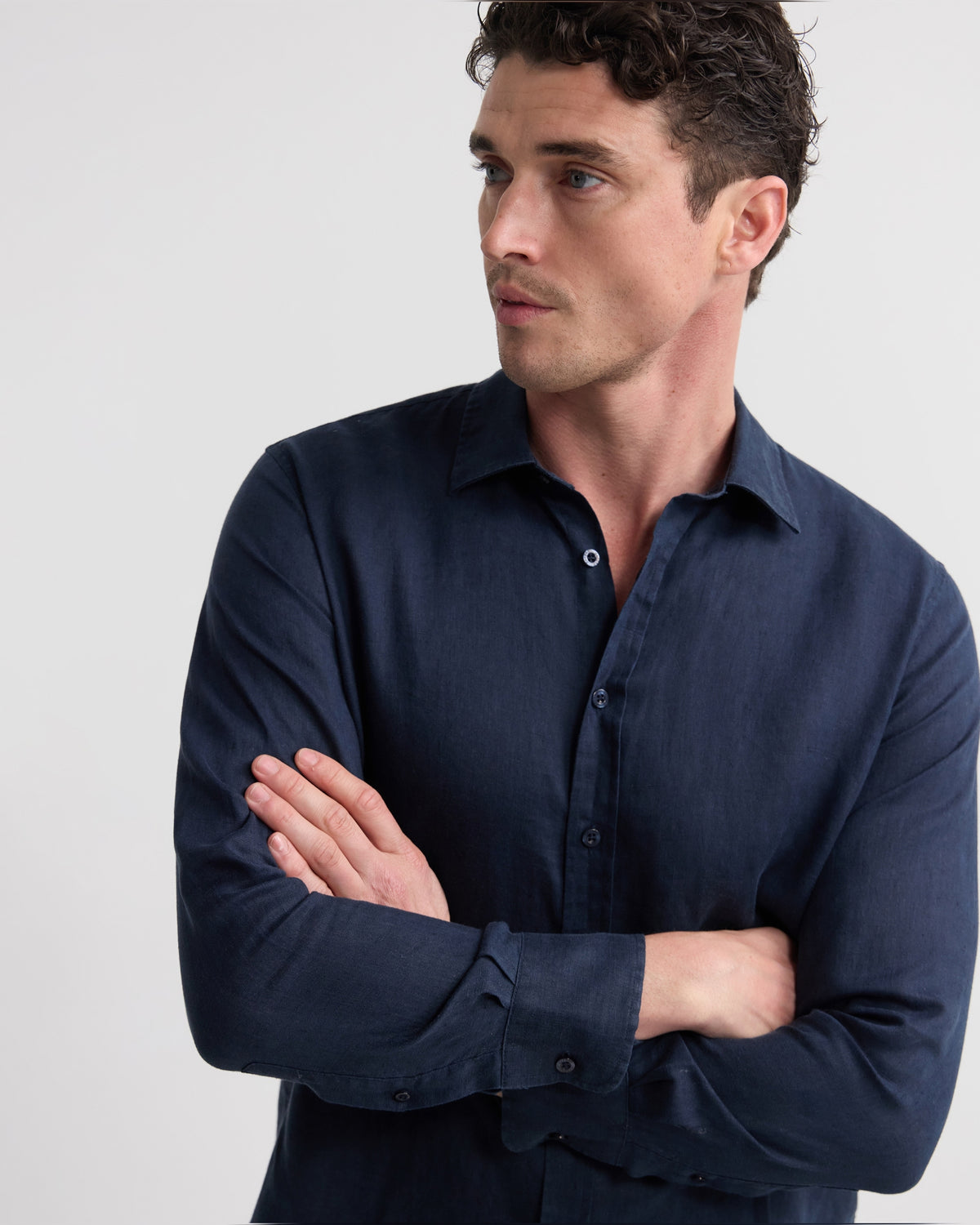 Cooper Ls French Linen Shirt MENS SHIRTS