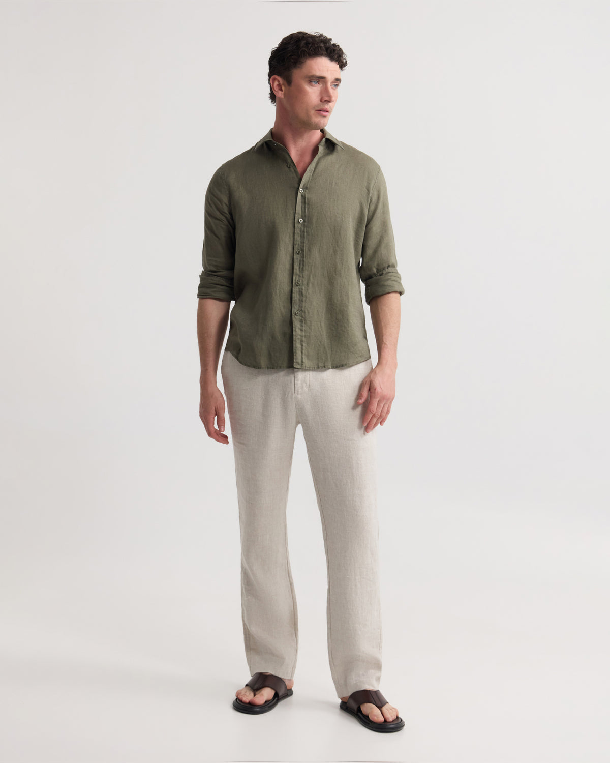 Cooper Ls French Linen Shirt MENS SHIRTS