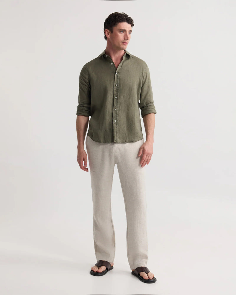 Cooper Ls French Linen Shirt