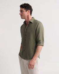 Cooper Ls French Linen Shirt MENS SHIRTS