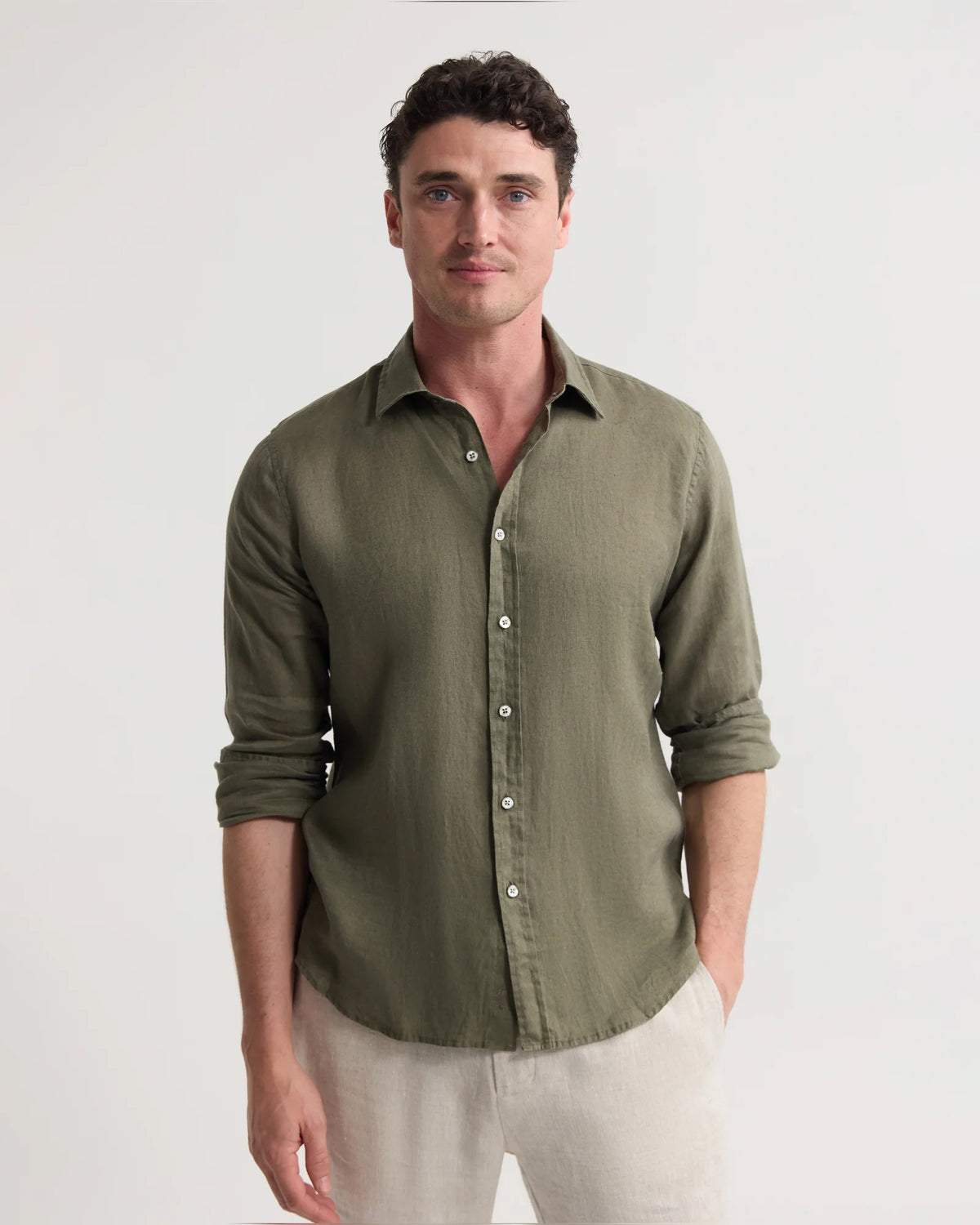 Cooper Ls French Linen Shirt