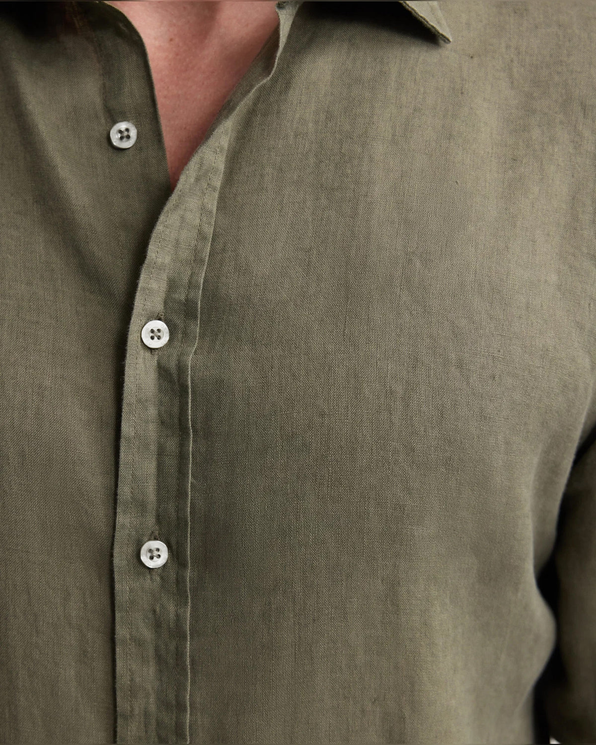 Cooper Ls French Linen Shirt