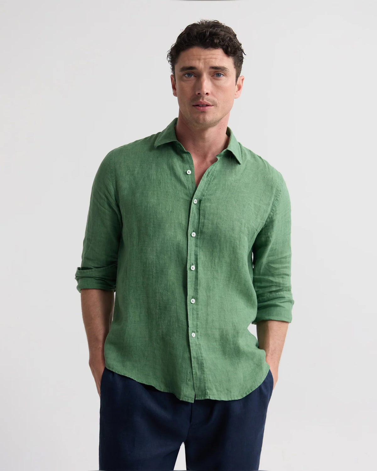 Cooper Ls Delave Linen Shirt