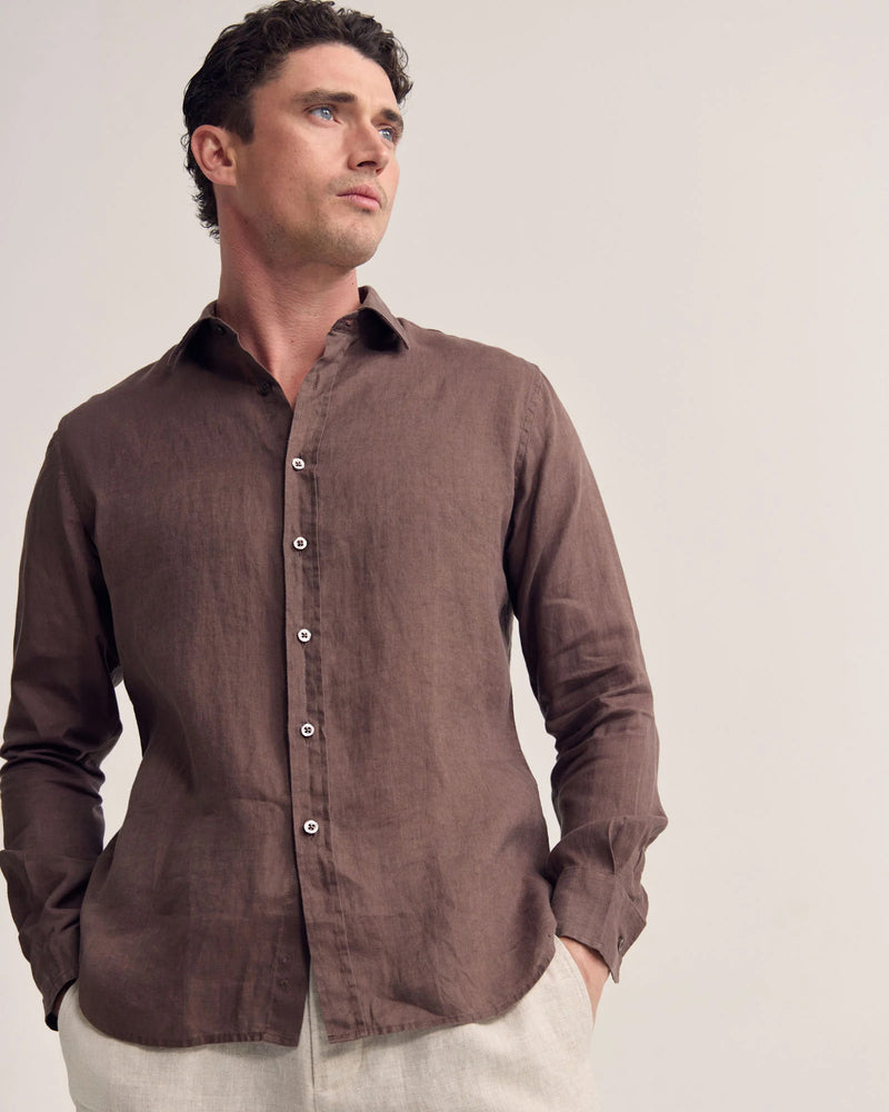 Cooper Ls French Linen Shirt