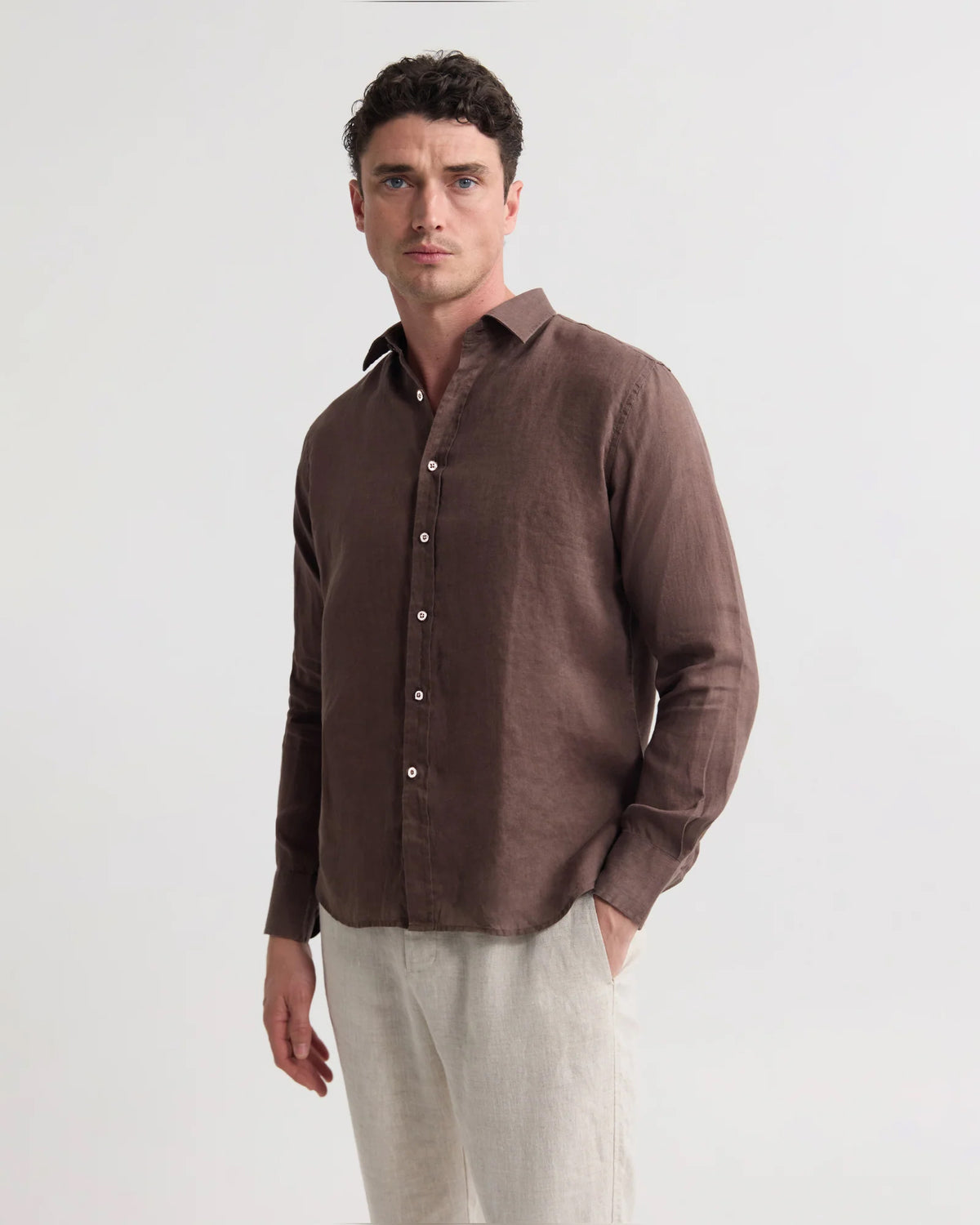 Cooper Ls French Linen Shirt