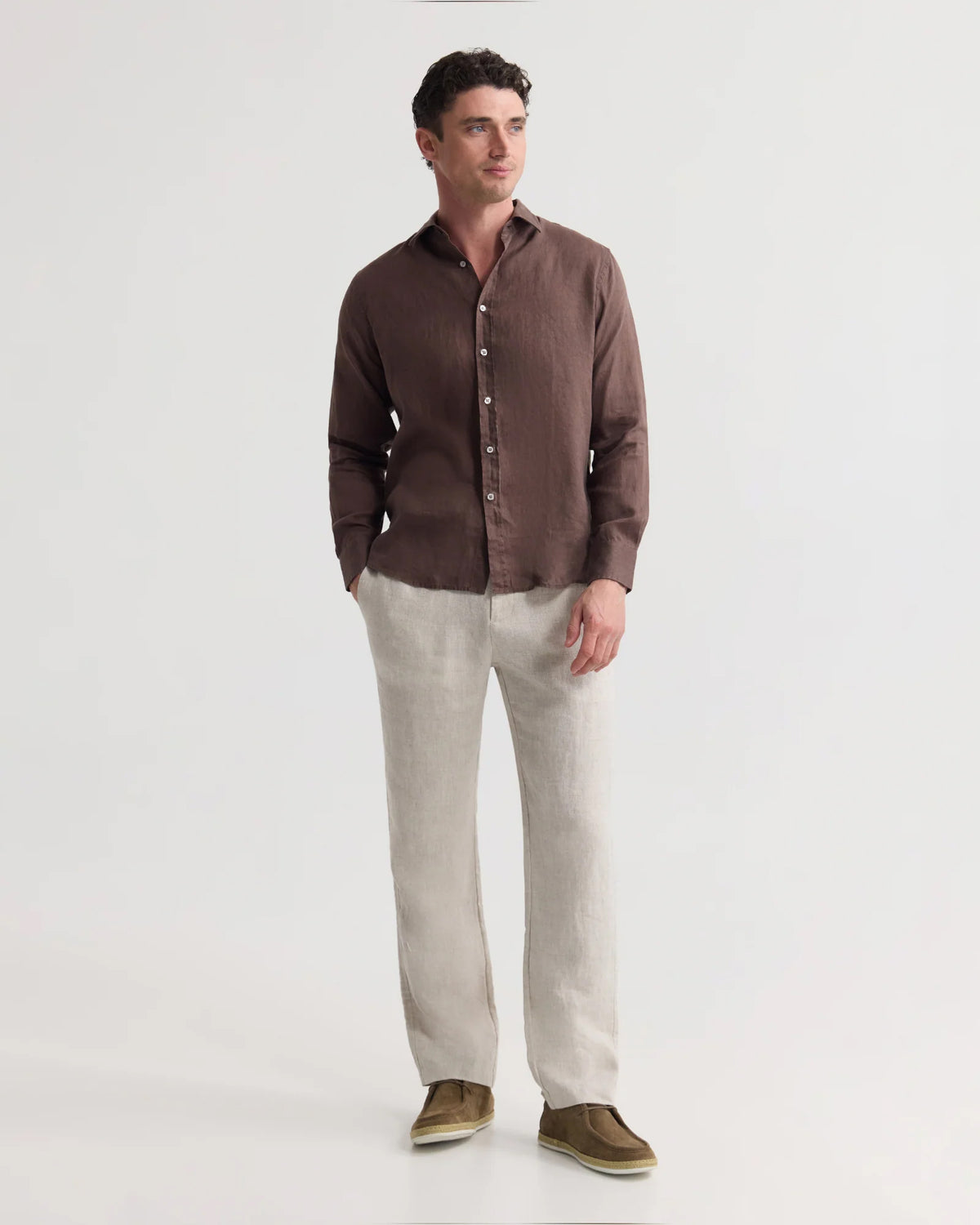 Cooper Ls French Linen Shirt