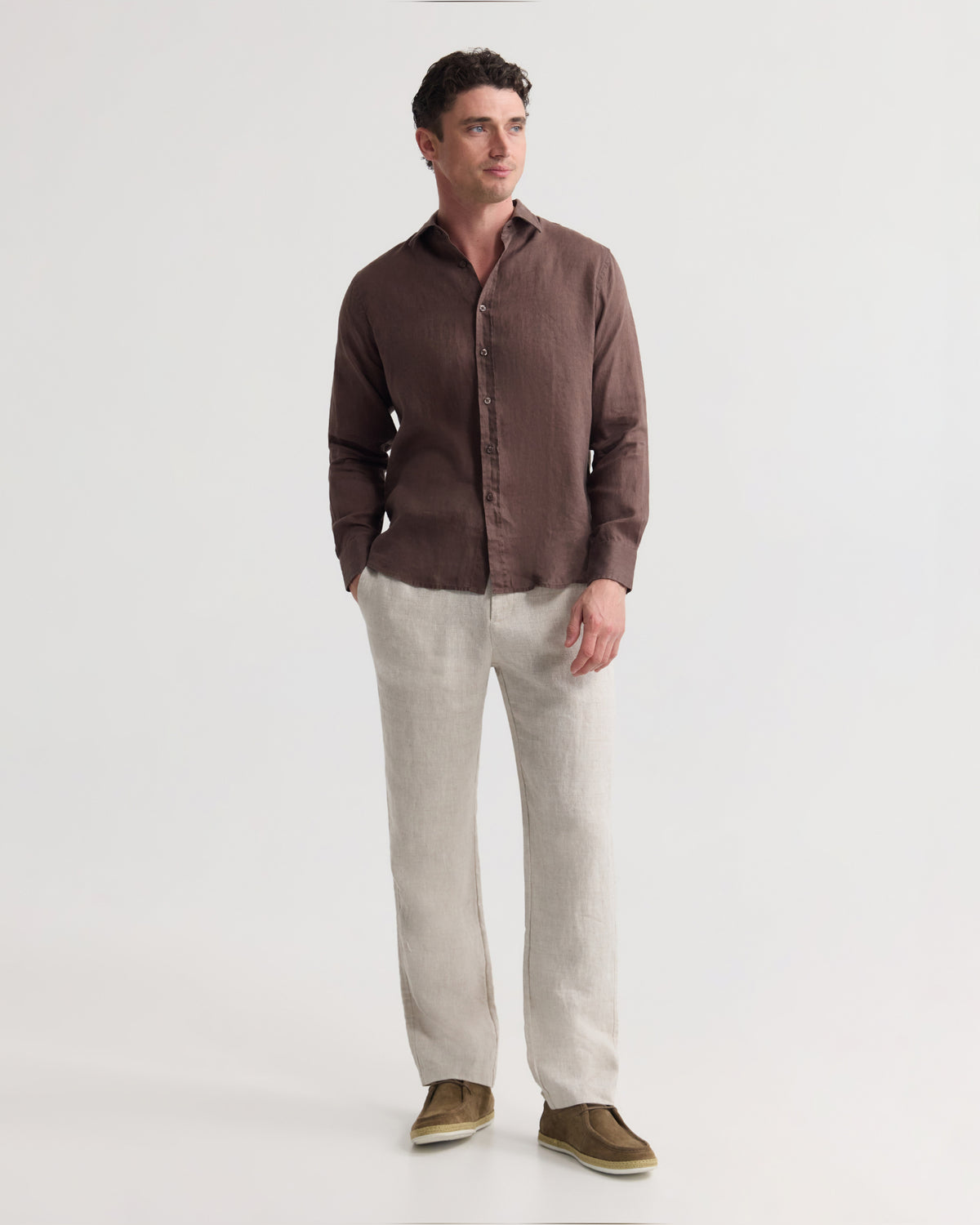 Cooper Ls French Linen Shirt MENS SHIRTS