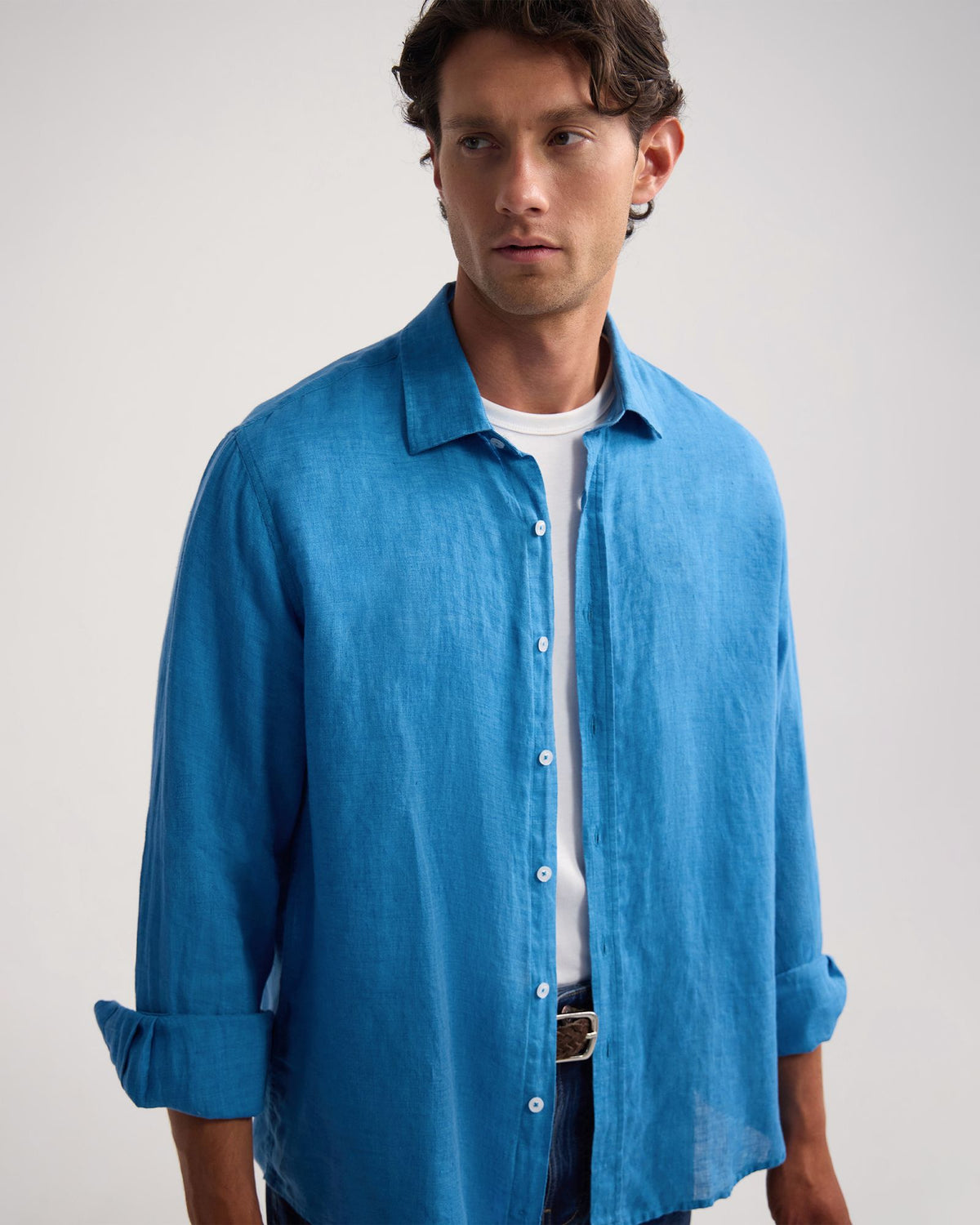 Cooper Ls Delave Linen Shirt MENS SHIRTS