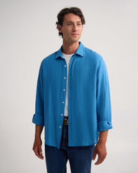 Cooper Ls Delave Linen Shirt MENS SHIRTS