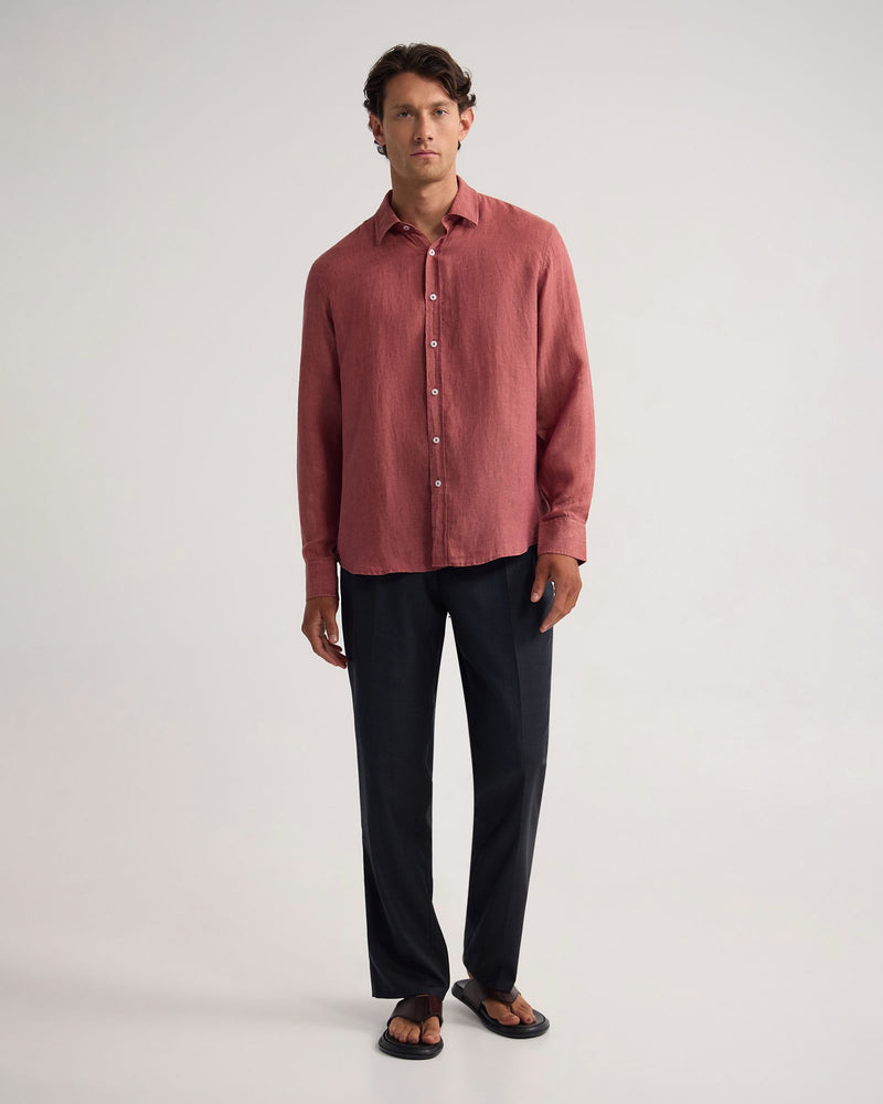 Cooper Ls Delave Linen Shirt MENS SHIRTS