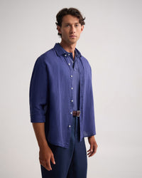 Cooper Ls Delave Linen Shirt MENS SHIRTS