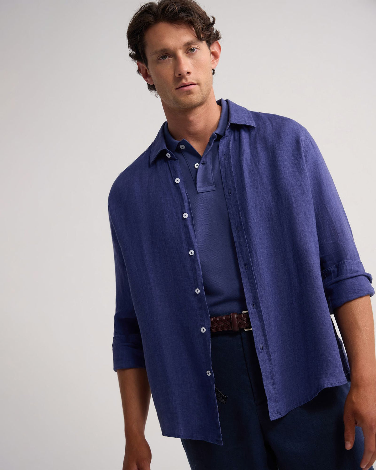 Cooper Ls Delave Linen Shirt MENS SHIRTS