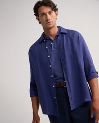 Cooper Ls Delave Linen Shirt MENS SHIRTS