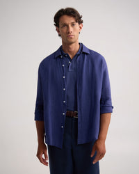 Cooper Ls Delave Linen Shirt MENS SHIRTS