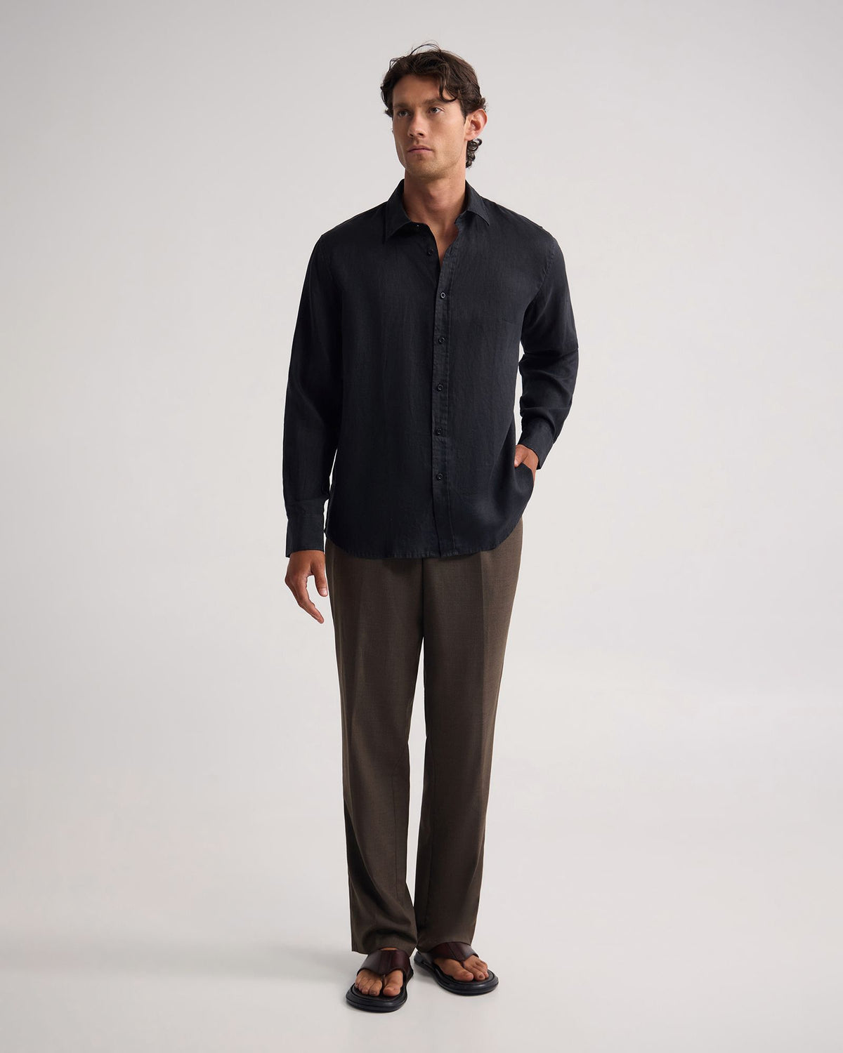 Cooper Ls French Linen Shirt MENS SHIRTS
