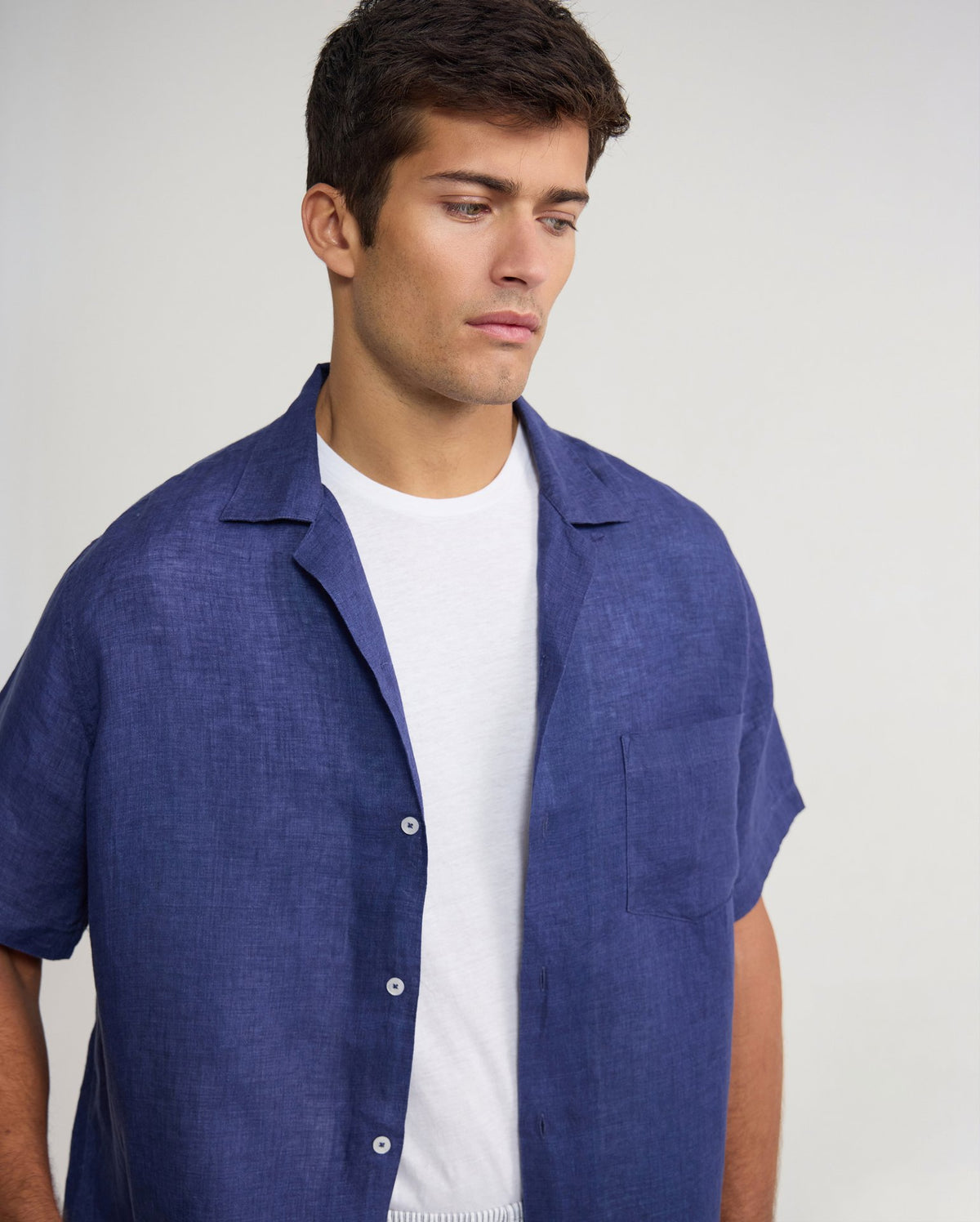 Griffin Delave Linen Short Sleeve Shirt