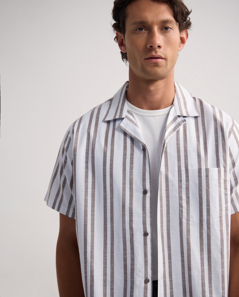Griffin French Linen Short Sleeve Shirt MENS SHIRTS