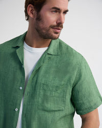 Griffin Delave Linen Short Sleeve Shirt MENS SHIRTS