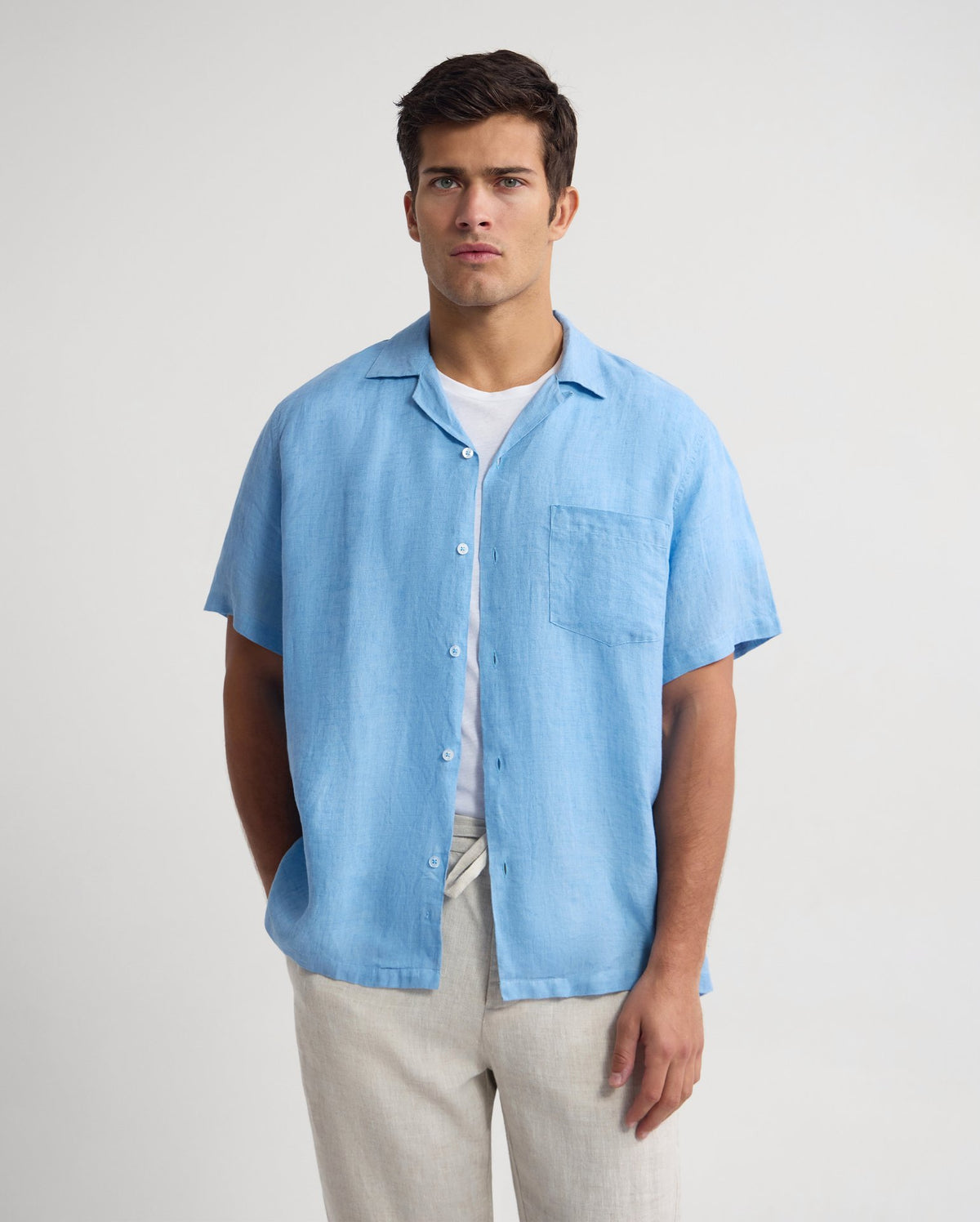 Griffin Delave Linen Short Sleeve Shirt