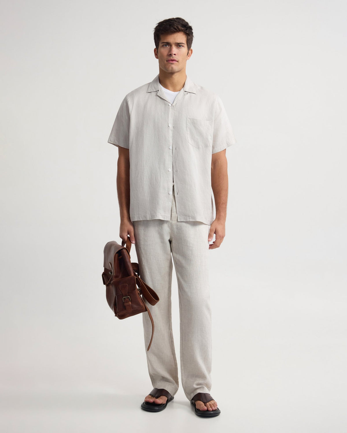 Griffin French Linen Short Sleeve Shirt