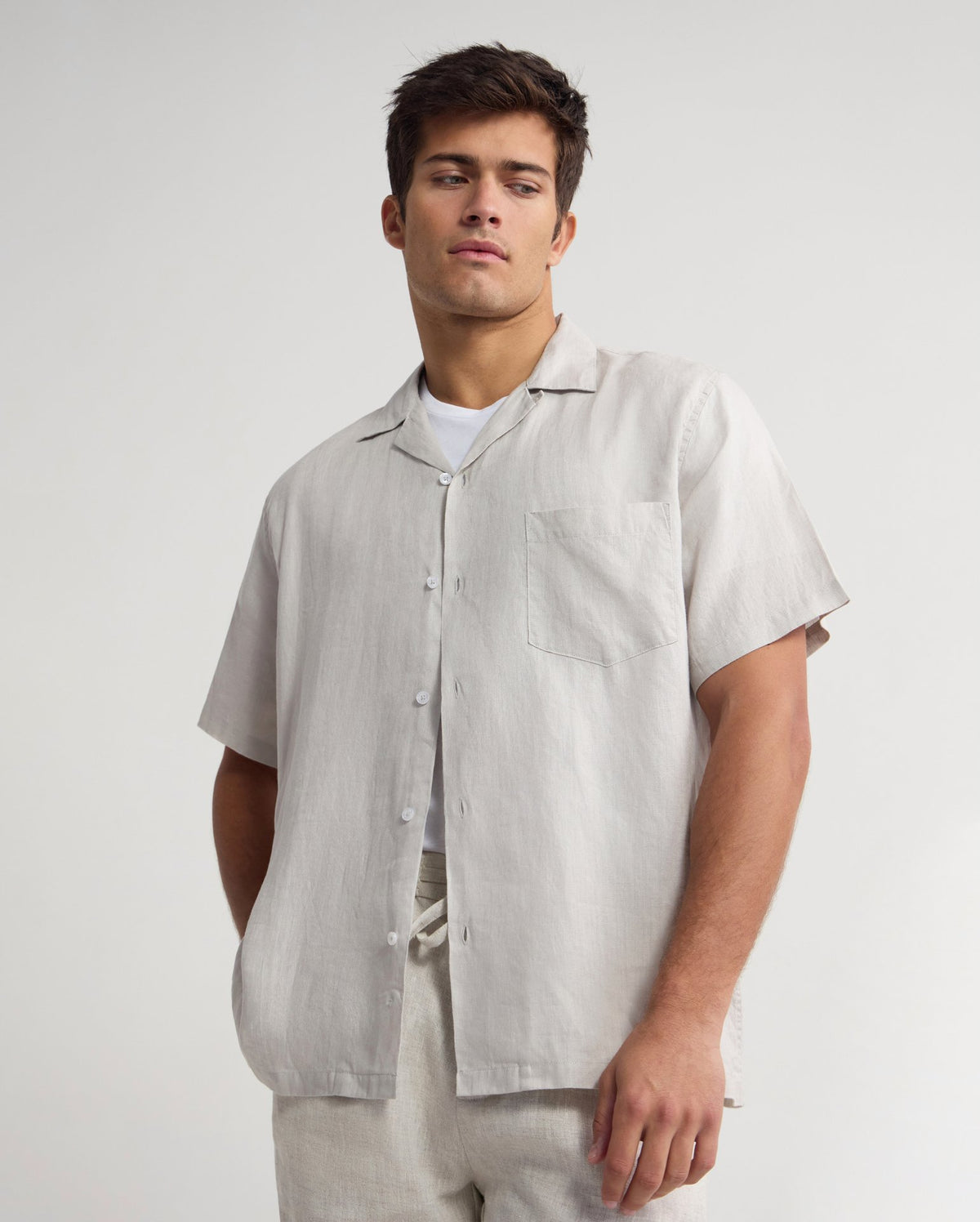 Griffin French Linen Short Sleeve Shirt