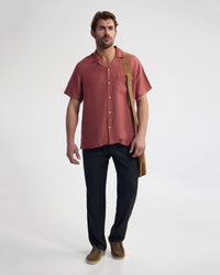 Griffin Delave Linen Short Sleeve Shirt MENS SHIRTS