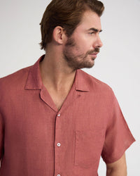Griffin Delave Linen Short Sleeve Shirt MENS SHIRTS