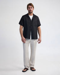 Griffin French Linen Short Sleeve Shirt MENS SHIRTS