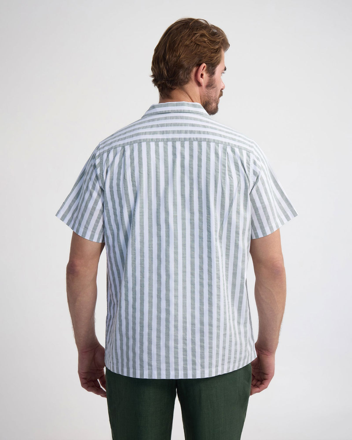 Griffin Striped Short Sleeve Shirt MENS SHIRTS
