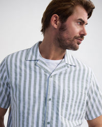 Griffin Striped Short Sleeve Shirt MENS SHIRTS