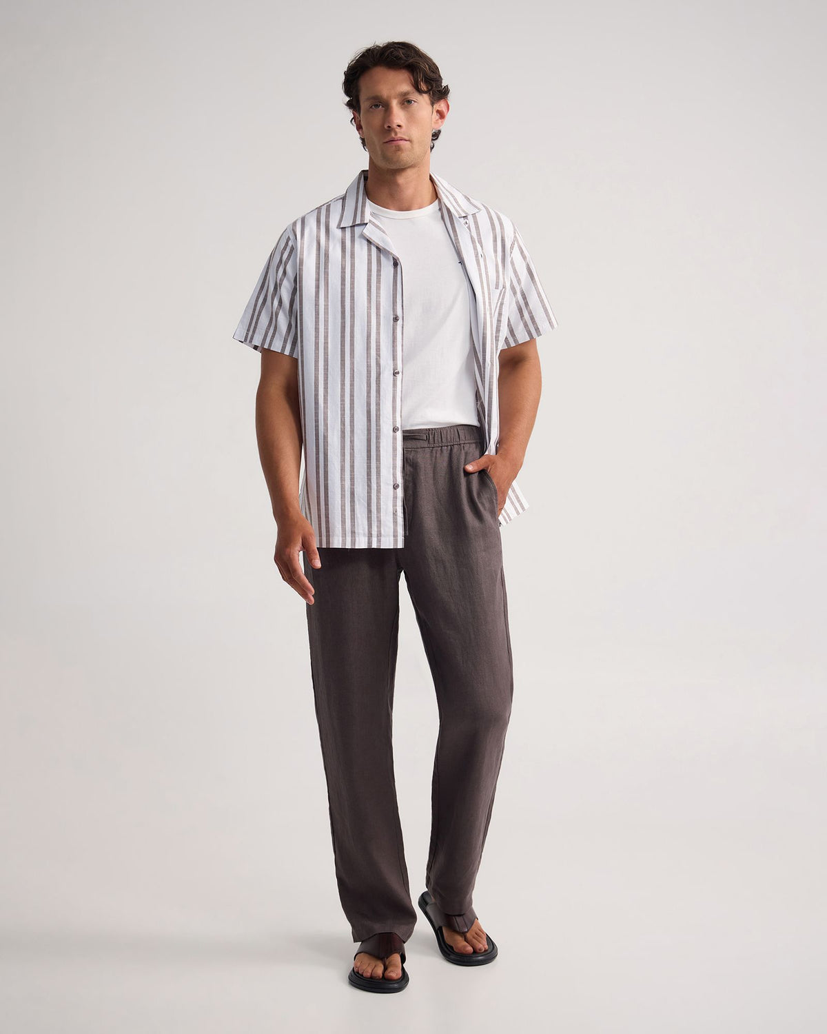 Griffin Striped Short Sleeve Shirt MENS SHIRTS