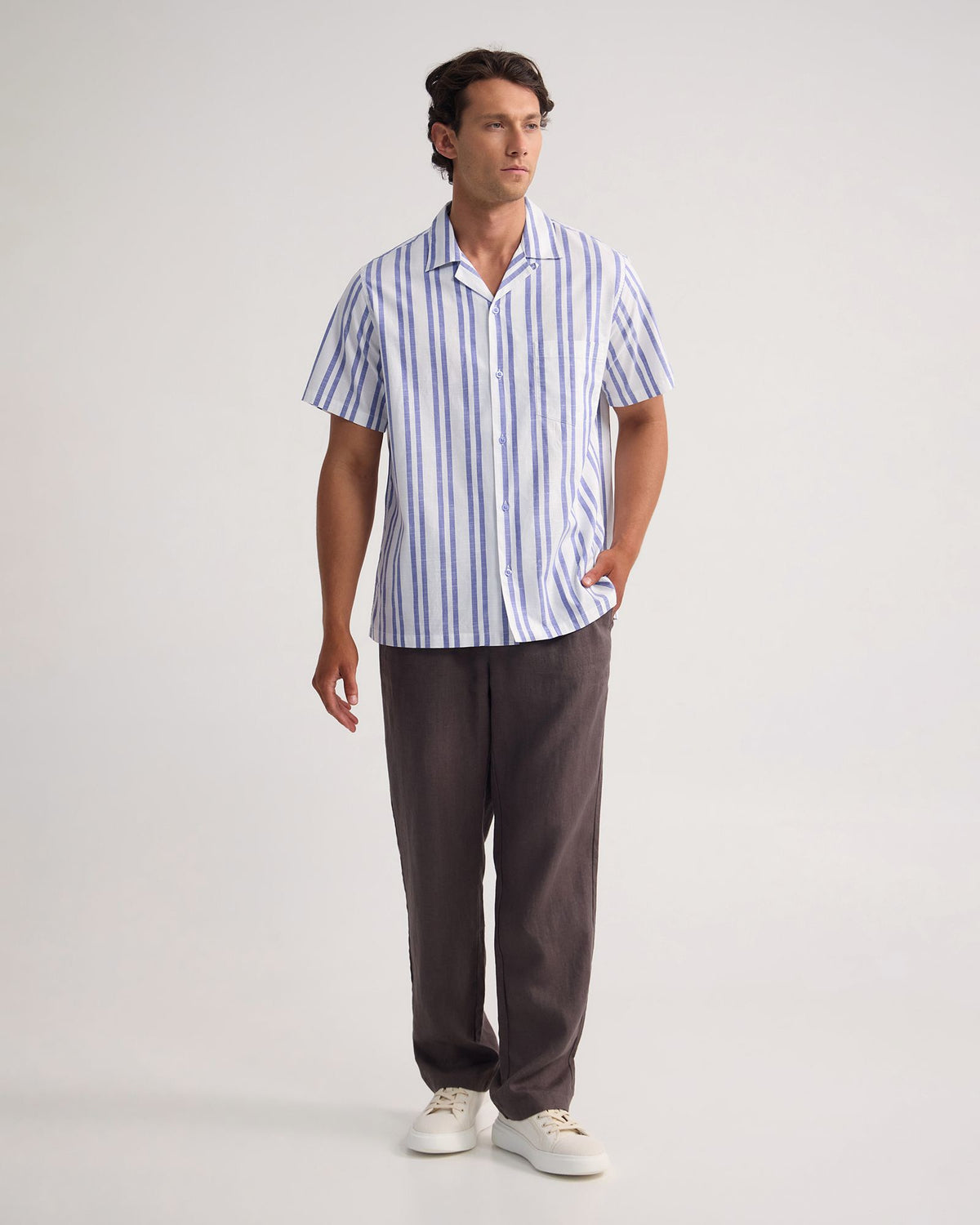 Griffin Striped Short Sleeve Shirt MENS SHIRTS