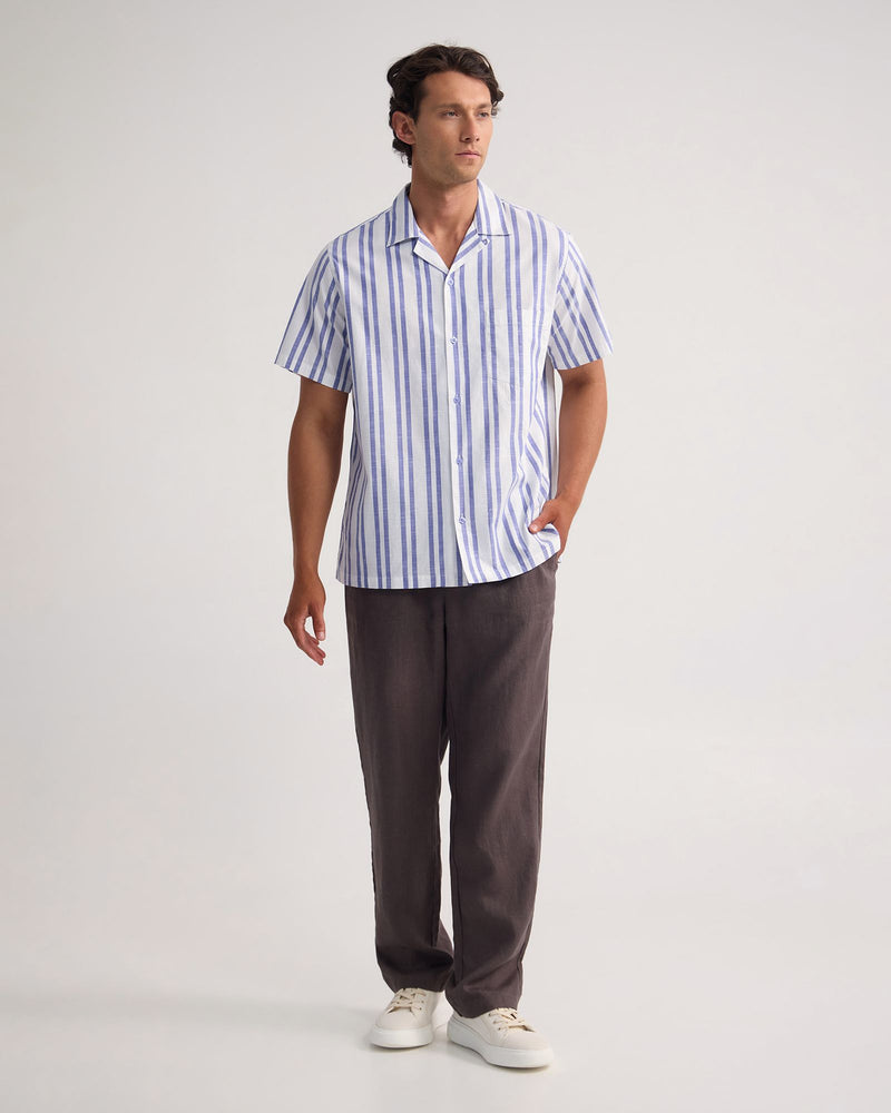 Griffin Striped Short Sleeve Shirt MENS SHIRTS