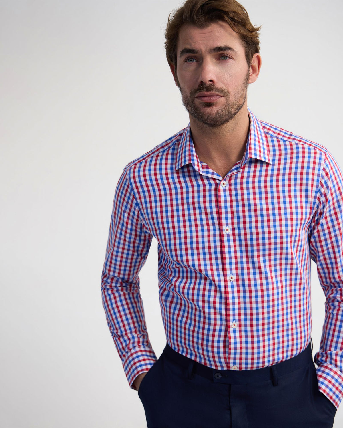 Beckton Slim Fit Cotton Shirt MENS SHIRTS