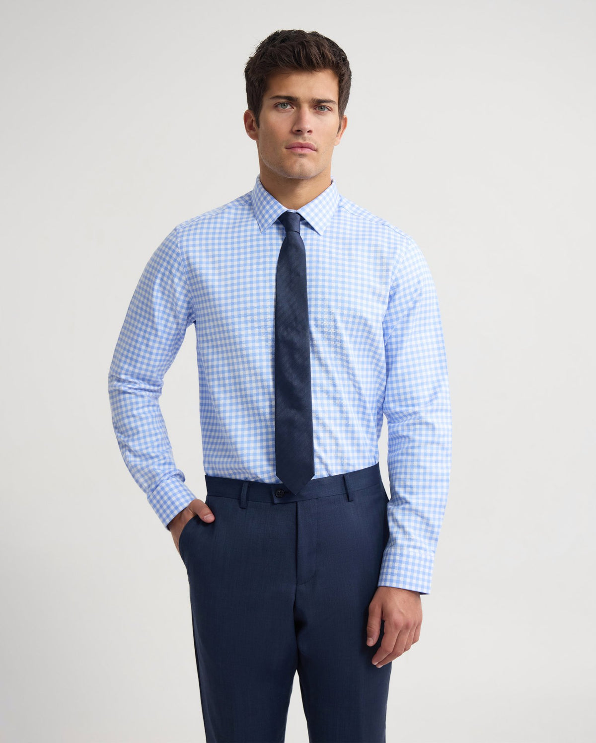 Beckton Slim Fit Cotton Check Shirt