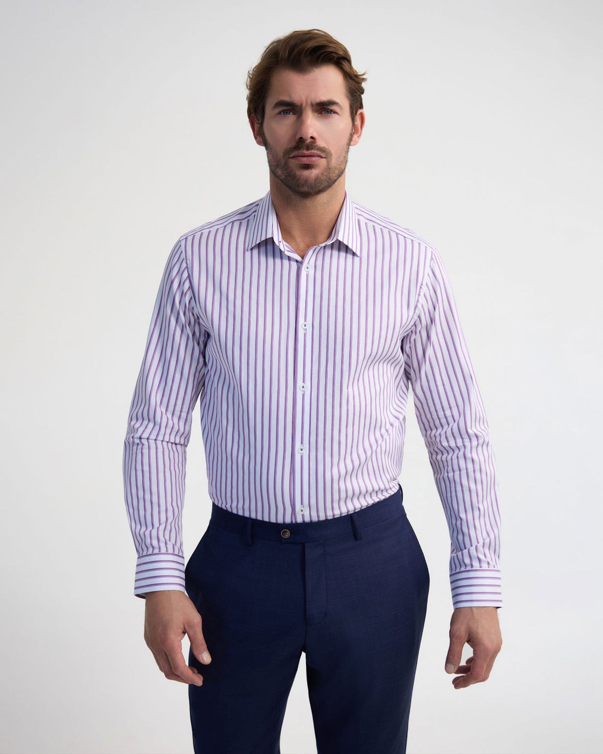 Beckton Slim Fit Cotton Luxury Shirt MENS SHIRTS