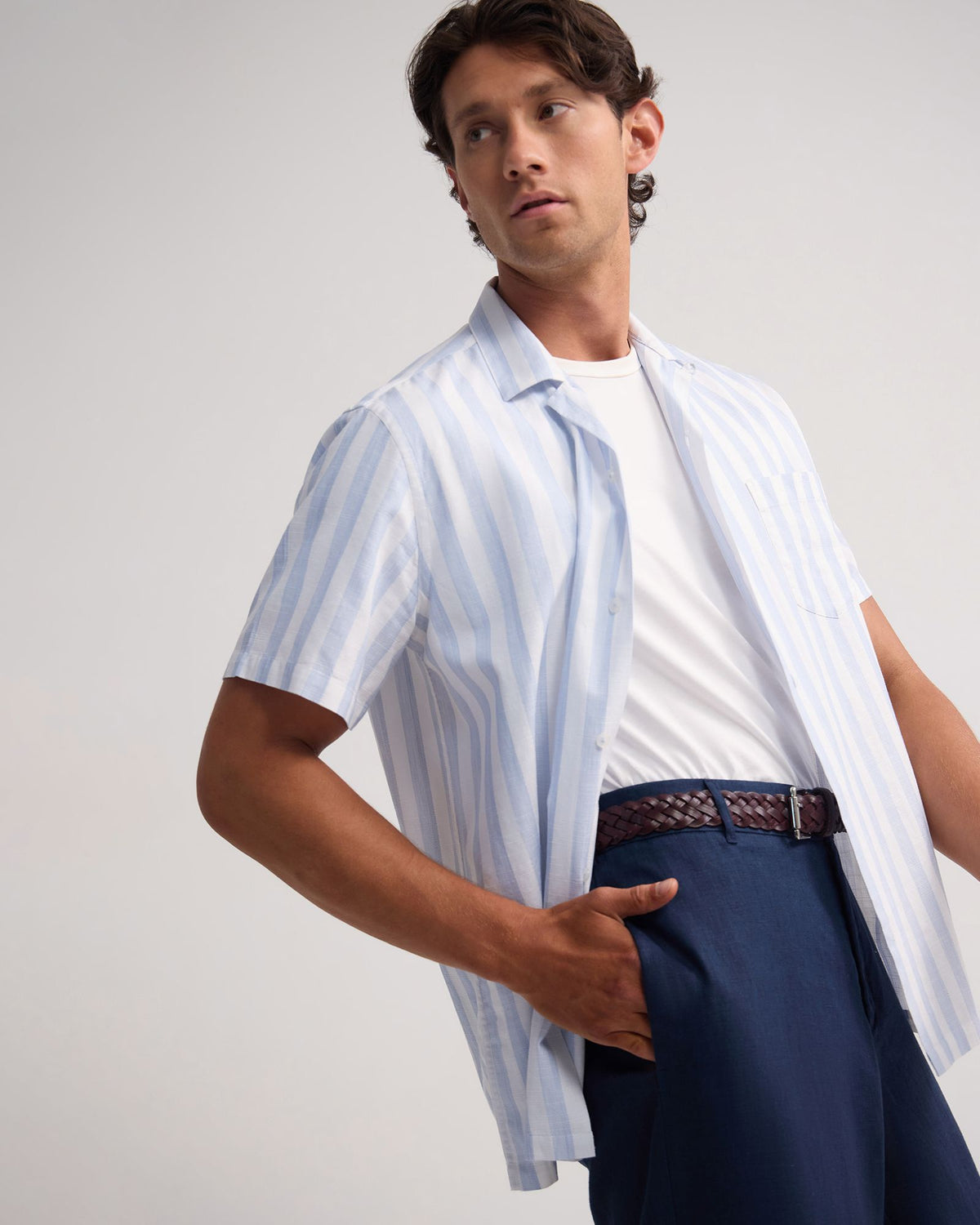 Griffin Cotton Short Sleeve Luxury Shirt MENS SHIRTS