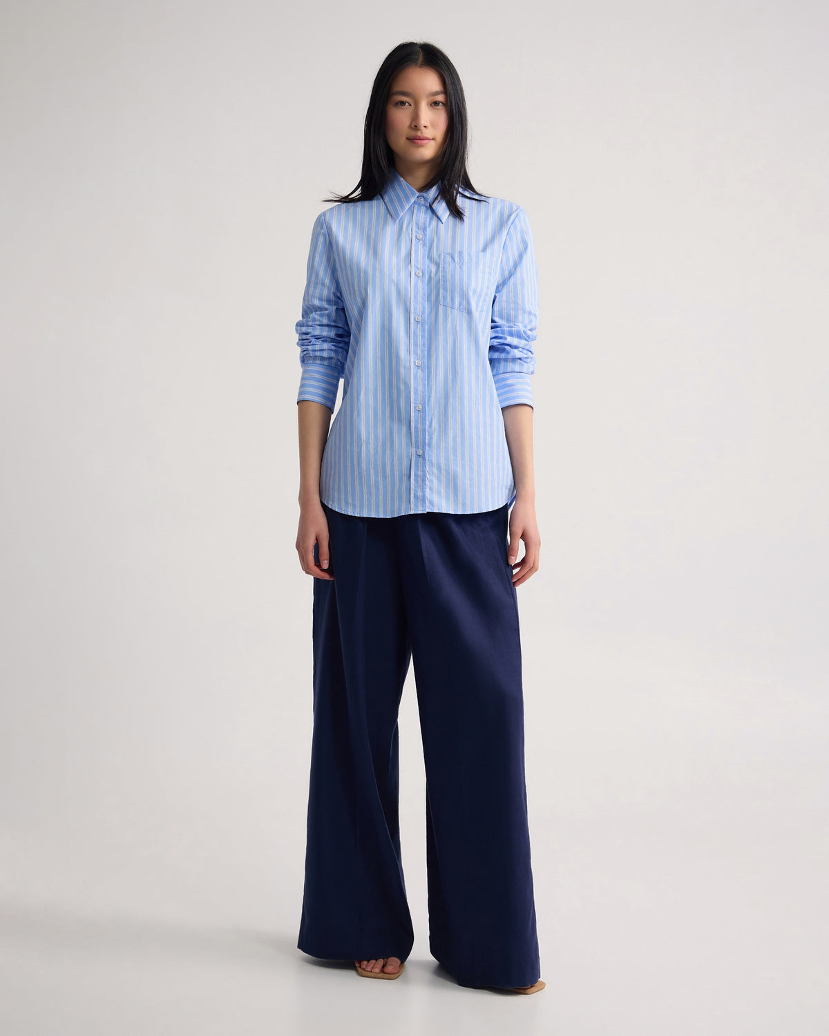 Adrienne Cotton Stripe Shirt WOMENS SHIRTS