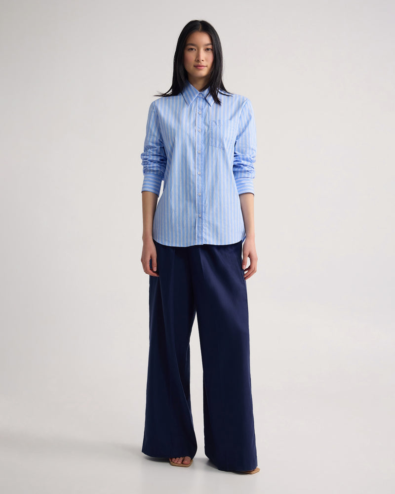 Adrienne Cotton Stripe Shirt WOMENS SHIRTS