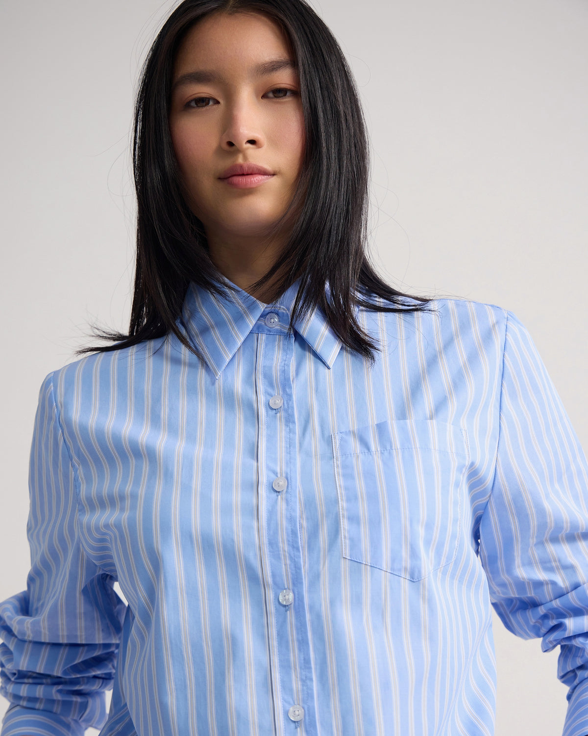 Adrienne Cotton Stripe Shirt WOMENS SHIRTS