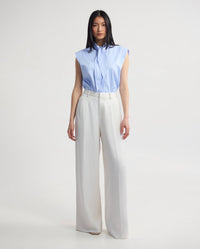 Suki Tie Collar Shirt