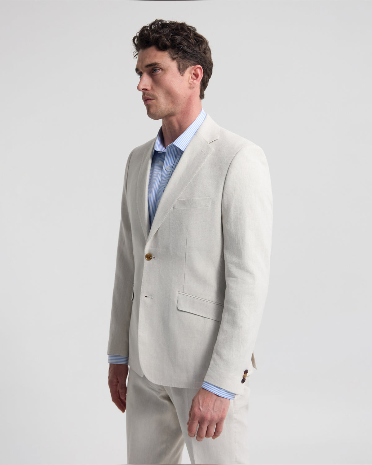 Milton Blend Herringbone Blazer MENS JACKETS AND COATS