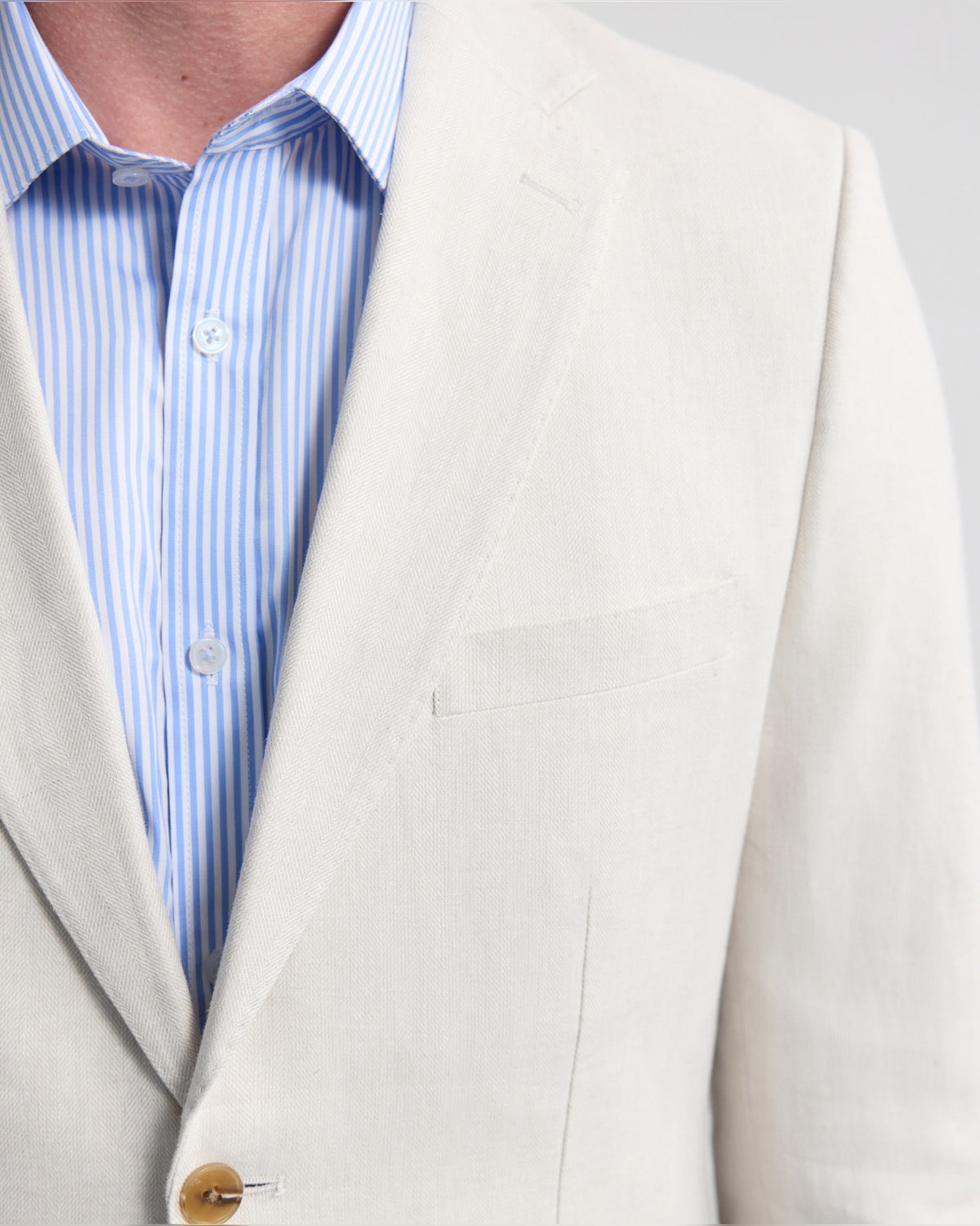 Milton Blend Herringbone Blazer MENS JACKETS AND COATS