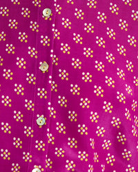 POPPY DOT PRINT BLOUSE WOMENS SHIRTS